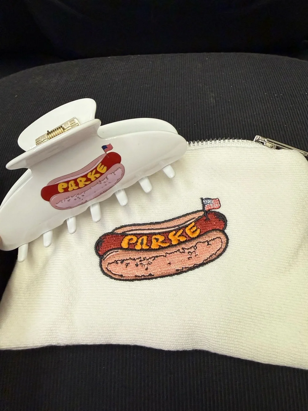 Parke Hot Dog Edit Hair Clip